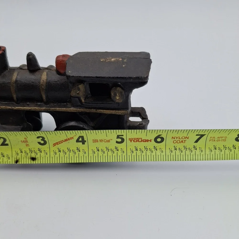 Vintage Cast Iron Train Locomotive Engine 3